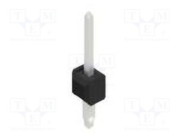 Connector: pin strips; pin header; male; PIN: 1; 2.54mm; THT; 1x1