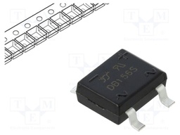 Single-phase bridge rectifier; Urmax: 800V; If: 1.5A; Ifsm: 50A