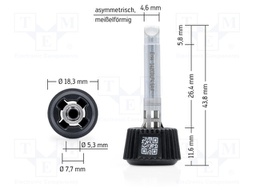 Tip; chisel; 4.6mm; longlife; for soldering station
