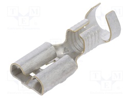 Terminal: flat; 6.3mm; 0.8mm; female; 3÷6mm2; crimped; for cable