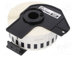 Label; Width: 12mm; Colour: white; Character colour: black; V: glued