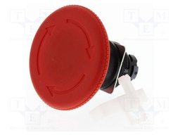 Switch: emergency stop; 22mm; none; mushroom; 60mm