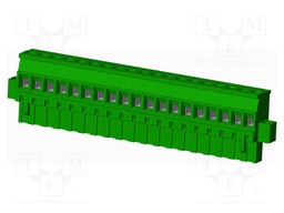 Connector: pluggable terminal block; plug; female; angled 90°