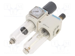 Air preparation set; 2300l/min; Max working press: 10bar; 5um