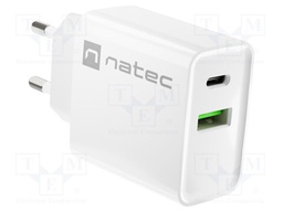 Power supply: switching; plug-in; 5÷12VDC; 3A; 20W; 83x43x27mm