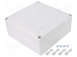 Enclosure: multipurpose; X: 175mm; Y: 175mm; Z: 75mm; MPC; light grey