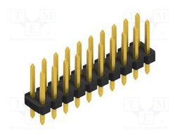 Connector: pin strips; pin header; male; PIN: 20; 2.54mm; THT; 2x10