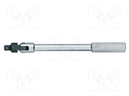 Knob; socket spanner,with joint; 1/4"; Chrom-vanadium steel