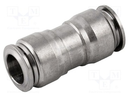 Push-in fitting; straight,inline splice; -0.99÷20bar; 8mm