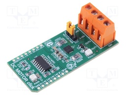 Click board; motor driver; PWM; 74HC4053,DRV8833RTY; 3.3/5VDC