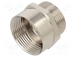Thread adapter; Int.thread: PG21; Ext.thread: M25; brass