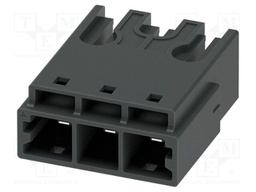 PCB headers, nominal cross section: 4 mm2, color: black, nom