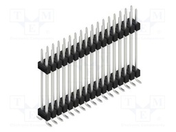 Connector: pin strips; pin header; male; PIN: 34; 2.54mm; SMT; 2x17