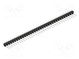 Connector: pin strips; pin header; male; PIN: 35; 2.54mm; SMT; 1x35