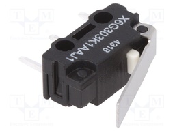 Microswitch SNAP ACTION; with lever; SPDT; 3A/250VAC; ON-(ON)