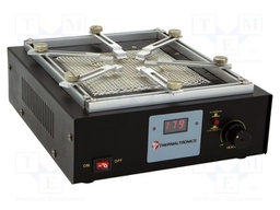 Preheater; ESD; 130x130mm; 600W; Plug: EU; Display: 3-digit LED
