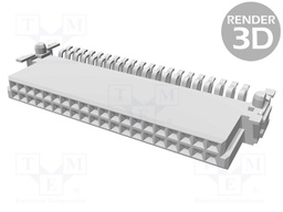 Connector: PCB to PCB; female; PIN: 40; 1.27mm; Series: har-flex