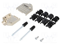 Enclosure: for D-Sub connectors; D-Sub 9pin,D-Sub HD 15pin; ADK