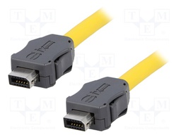Cable: patch cord; ix Industrial plug x2; Cat: 6a; 5m; plug; plug