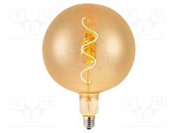 LED lamp; white warm; E27; 220÷240VAC; 250lm; 4W; 2700K; CRImin: 80