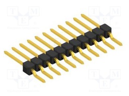 Connector: pin strips; pin header; male; PIN: 11; 2.54mm; SMT; 1x11
