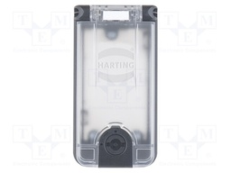 Han-Port single frame, plastic