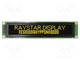 Display: OLED; graphical; 100x16; Window dimensions: 149x23mm