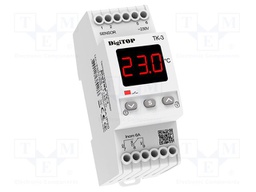 Temperature controller; for DIN rail mounting; 230VAC; IP20