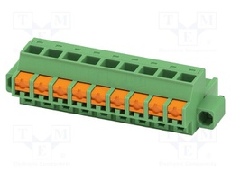 PCB connector, nominal cross section: 2.5 mm2, color: green,