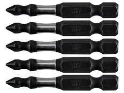 Screwdriver bit; Phillips; Kind: impact; Overall len: 50mm; 5pcs.