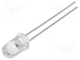 LED; 5mm; orange; 2500mcd; 30°; Front: convex