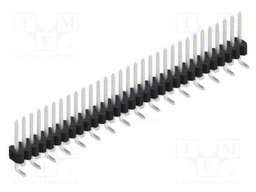 Connector: pin strips; pin header; male; PIN: 31; 1.27mm; SMT; 1x31