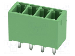 Connector: pluggable terminal block; socket; male; PIN: 4; THT