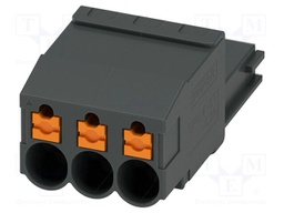 PCB connector, nominal cross section: 4 mm2, color: black, n