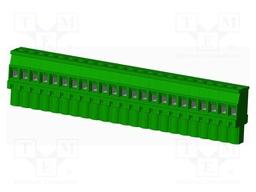 Connector: pluggable terminal block; plug; female; angled 90°