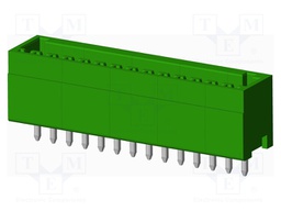 Connector: pluggable terminal block; socket; male; straight; THT