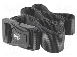 Trousers belt; Size: one size; black; L: 1300mm; W: 37mm