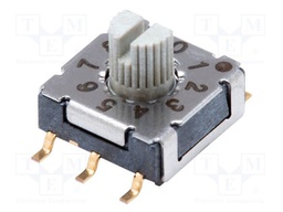 Encoding switch; DEC/BCD; Pos: 10; SMT; Rcont max: 100mΩ; Mat: LCP