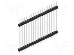 Connector: pin strips; pin header; male; PIN: 22; 2.54mm; THT; 1x22