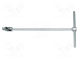 Knob; socket spanner; T; 1/2"; Chrom-vanadium steel; 460mm