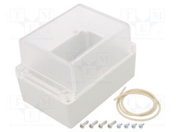 Enclosure: multipurpose; X: 85mm; Y: 125mm; Z: 85mm; Ritec; IP65