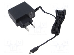 Power supply: switching; mains,plug-in; 5VDC; 3A; 15W; 81.5%