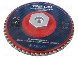 Flap grinding wheels; 115mm; Granularity: 200; TAIFUN