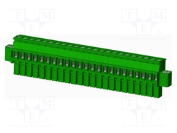 Connector: pluggable terminal block; plug; female; angled 90°