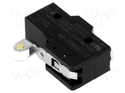 Microswitch SNAP ACTION; with lever (with roller); SPDT; Pos: 2