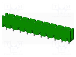 Connector: pluggable terminal block; socket; male; straight; THT