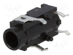 Socket; Jack 3,5mm; female; stereo; ways: 3; angled 90°; on PCBs