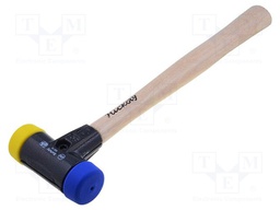 Hammer; 300g; Handle mat: wood (hikory); Size: 30mm; Tip: round
