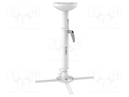 Projector mount; 30kg; white; Arm len: 520÷600mm