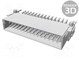 Connector: PCB to PCB; male; PIN: 28; 1.27mm; Series: har-flex; 2.3A